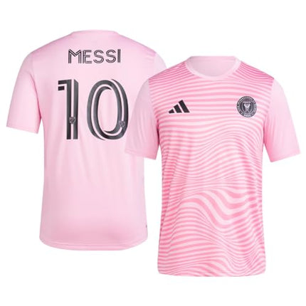 adidas Lionel Messi Inter Miami CF #10 Men's Player Name & Number Performance Shirt, Black