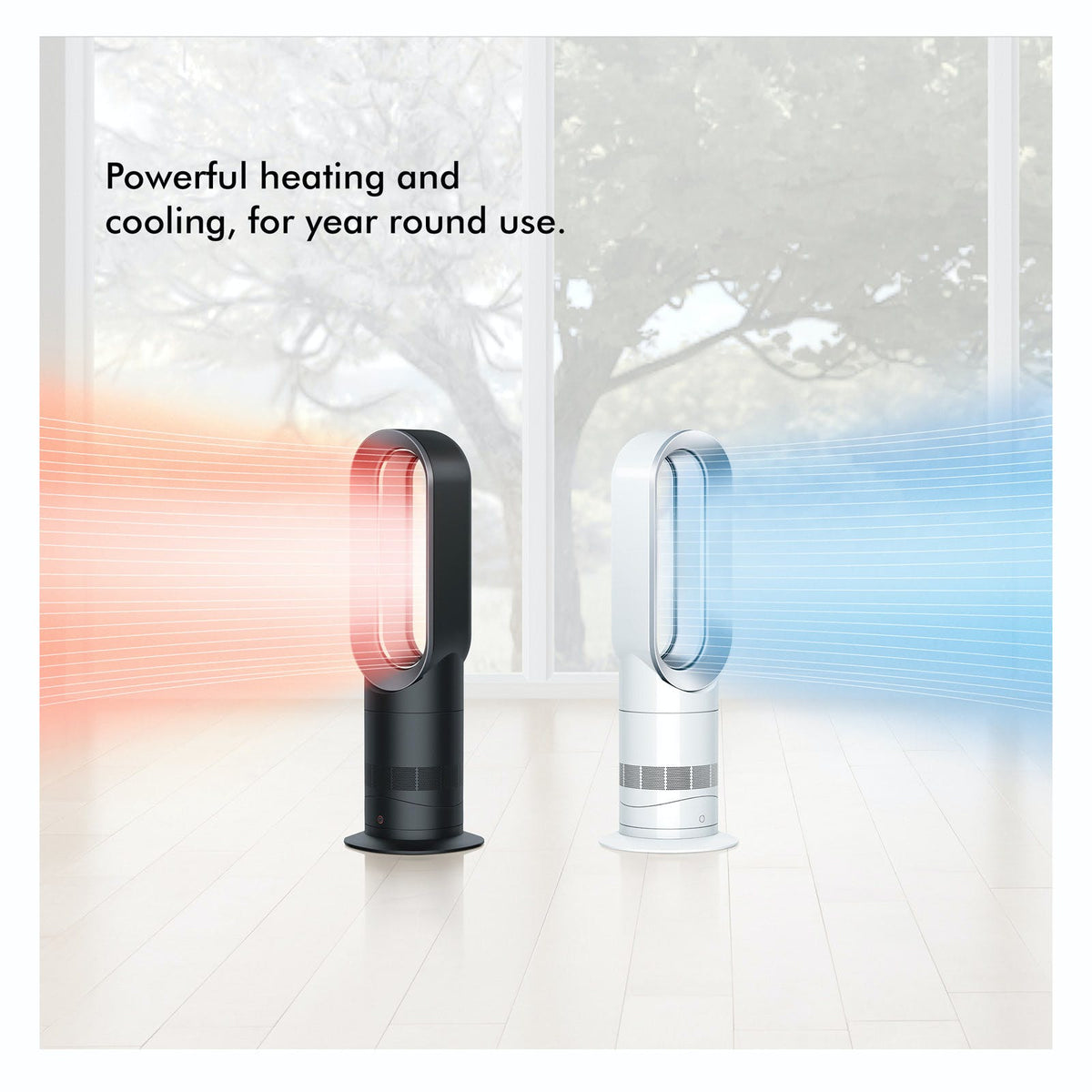 DYSON OFFICIAL OUTLET - AM09 Hot + Cold Jet Focus Fan & Heater - Refurbished (EXCELLENT)  with 1 year Dyson Warranty