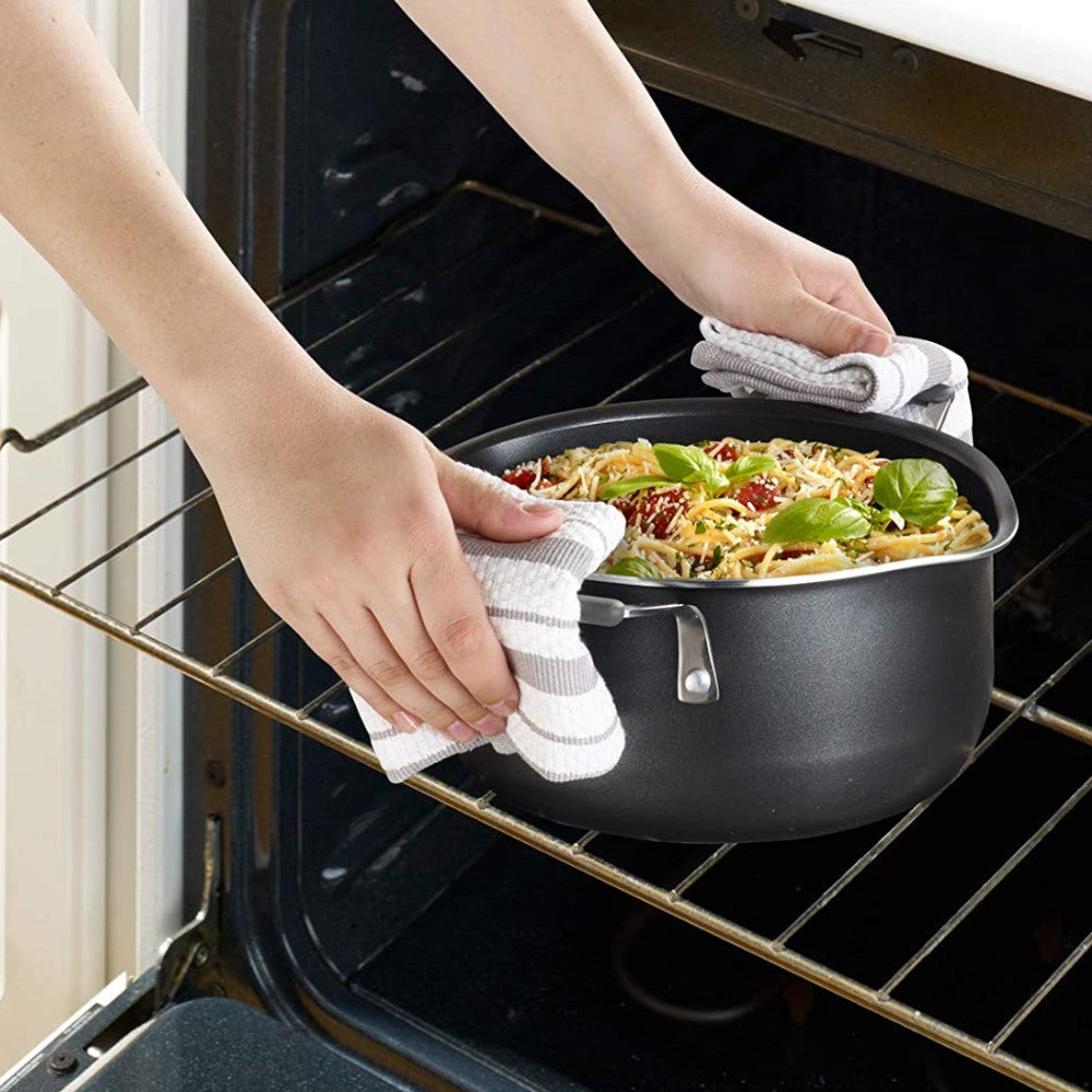 T-FAL Non-Stick Stackables 10pc Cookware Set - B198SA74