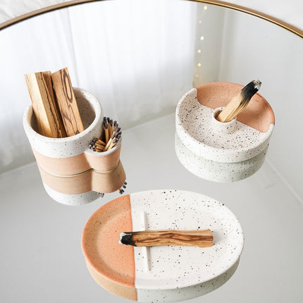 Palo Santo Holder - Terracotta