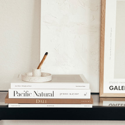 Palo Santo Holder - White