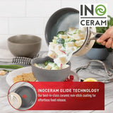 T-FAL C472SA74 Excellence Ceramic 10 Piece Ceramic Non-Stick Cookware - Blemished Package with Full Warranty