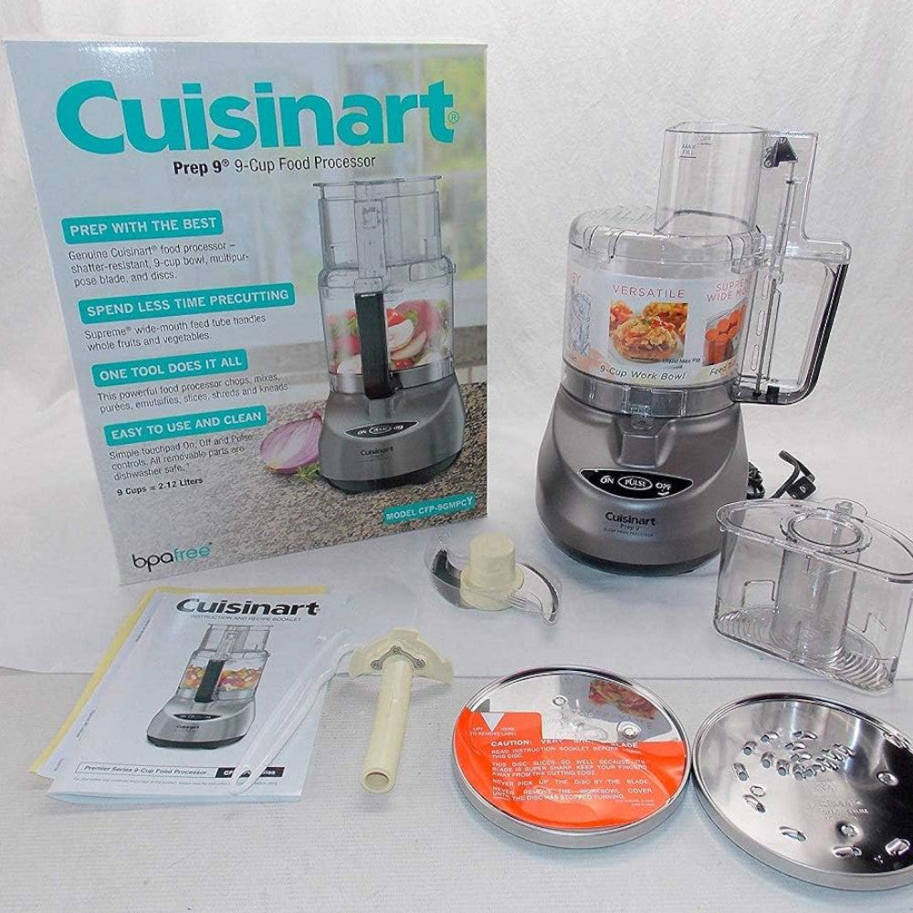 CUISINART CFP-9GMPCY Food Processor - Refurbished with Cuisinart Warranty