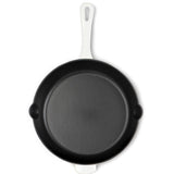 Cuisinart CI22-24PWHC 10" (25cm) Cast Iron Round Fry Pan in Pearl White
