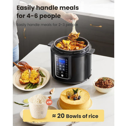 COMFEE CPC60D7ABB 9 in 1 Multi Pressure Cooker - Blemished package with full warranty