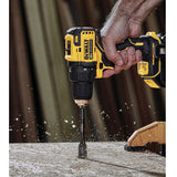 DEWALT 20V MAX* Cordless Drill/Driver Kit, Compact, 1/2-Inch with 2 Batteries - Refurbished with Dewalt Warranty - DCD708C2