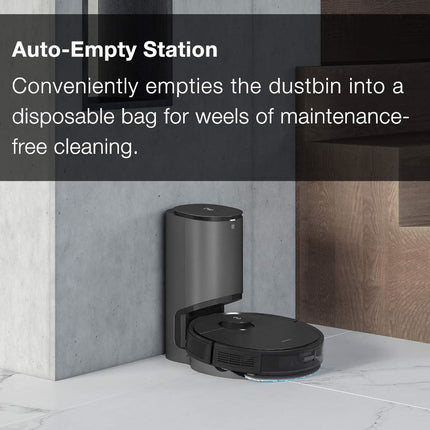 ECOVACS DEEBOT OZMO T8 Robot Vacuum & mop - Factory serviced with Home Essentials warranty