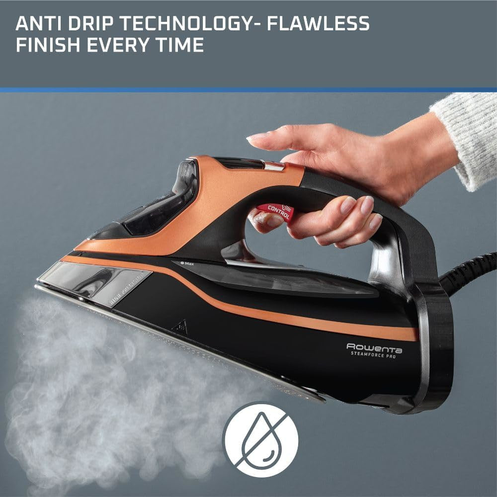 ROWENTA DW9540 SteamForce Pro Garment Steam Iron - Blemished package with full warranty