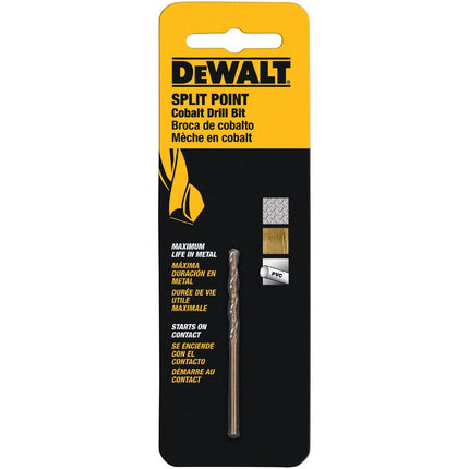 DEWALT 9/64-Inch Split Point Industrial Cobalt Drill Bit - DWA1209