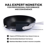 ALL CLAD E1134464 HA1 Expert Cookware Soup Pot with Lid 4 QUART