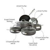 ALL CLAD E113SC64 HA1 Hard Anodized Nonstick Cookware 10PC Set