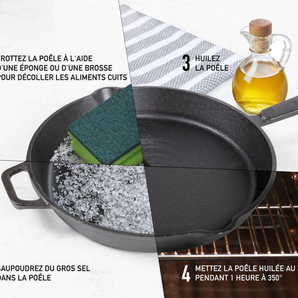 T-FAL Pre-Coated Cast Iron Pan (30cm) - E2260774