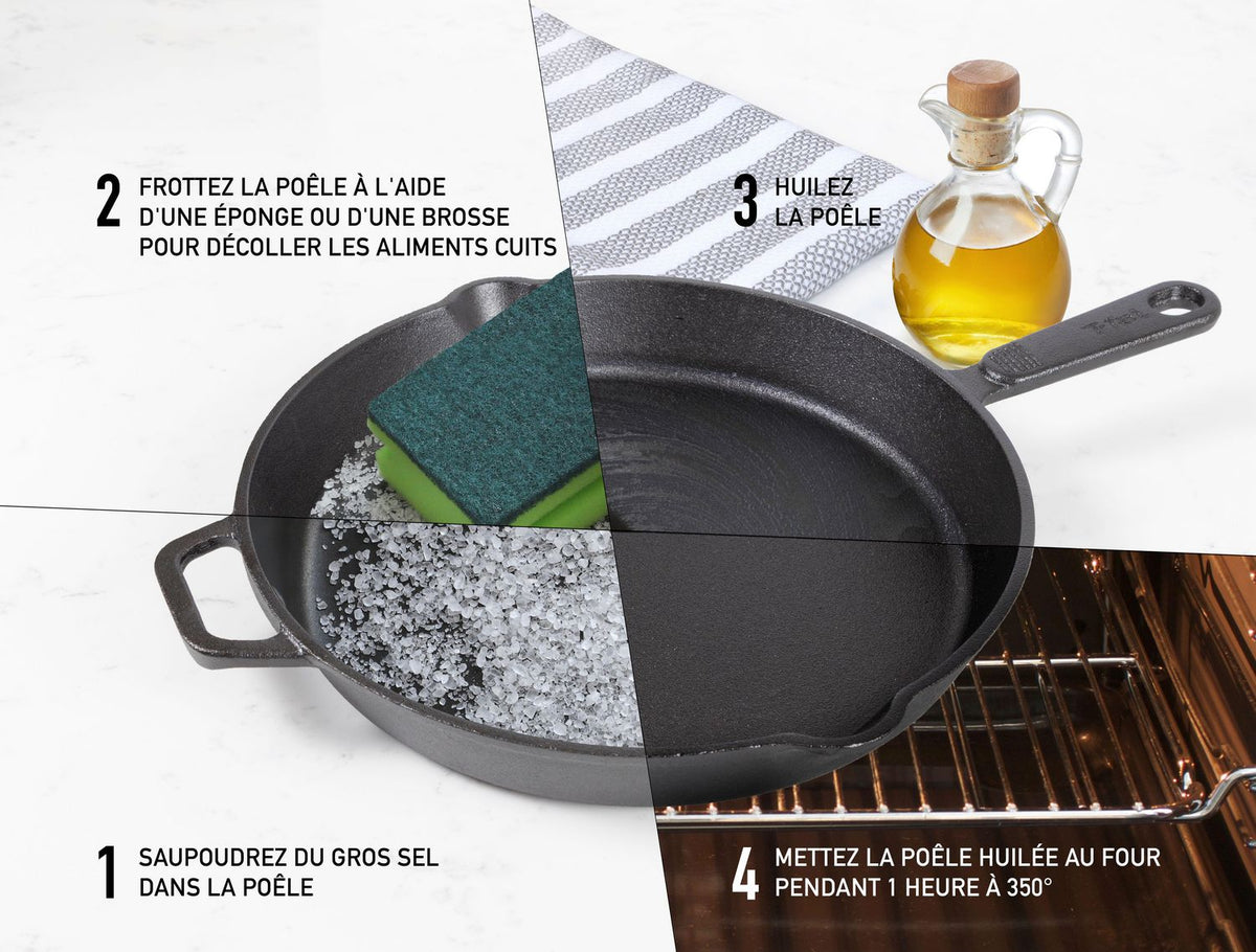 T-FAL Pre-Coated Cast Iron Pan (30cm) - E2260774