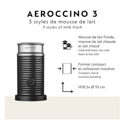 NESPRESSO Vertuo Coffee & Espresso Machine by De'Longhi with Aeroccino Milk Frother - Red - ENV135RAECA