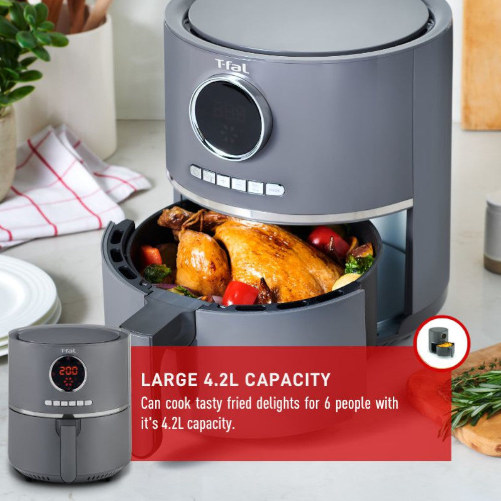 T-FAL Ultra Air Fryer 4.2L Digital - Blemished package with full warranty - EY111B50