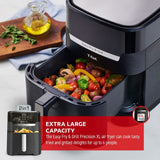 T-FAL Easy Fry Air Fryer & Grill 2 in1 XL Air Fryer - Blemished package with full warranty - EY505850