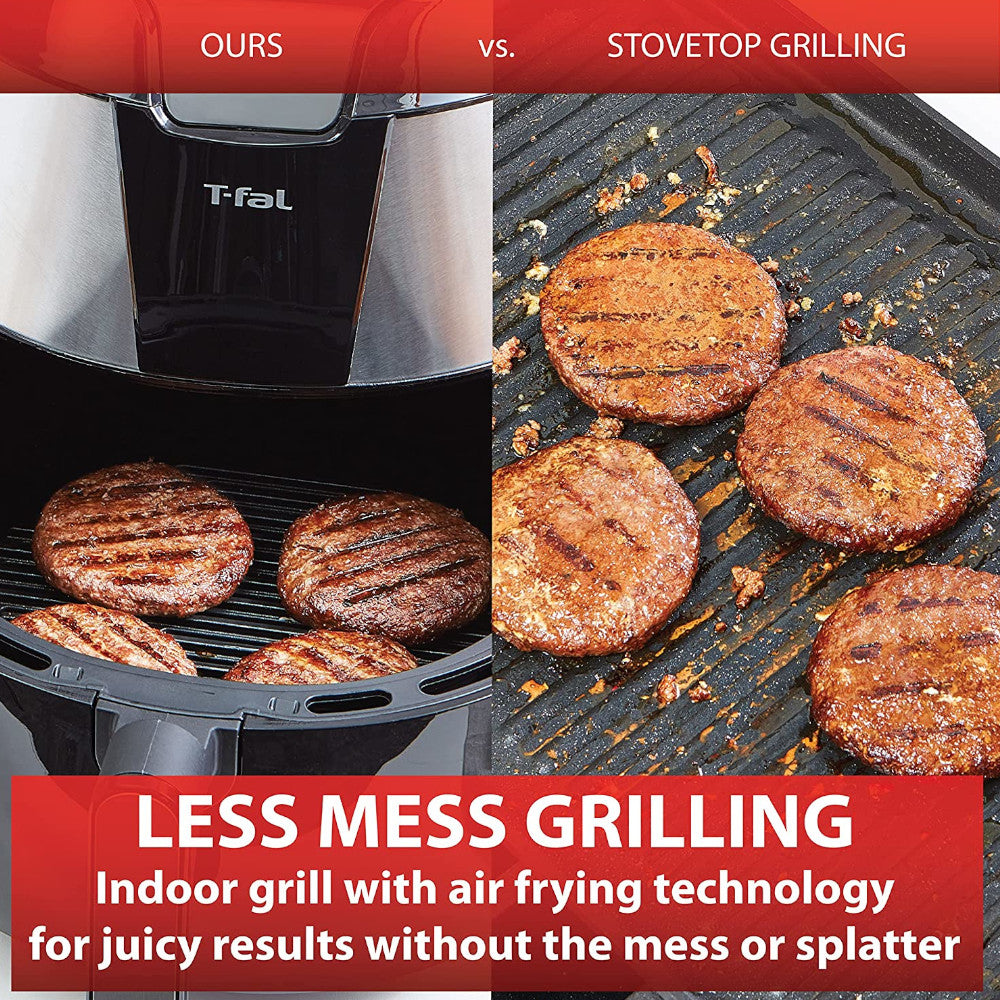 T-FAL Easy Fry XXL Air Fryer & Grill Combo - Blemished package with full warranty - EY705D51G2