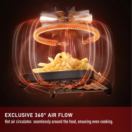 T-FAL EY815AU0 Infrared Air Fryer 7-in-1 5L/5.3QT - Blemished package with full warranty