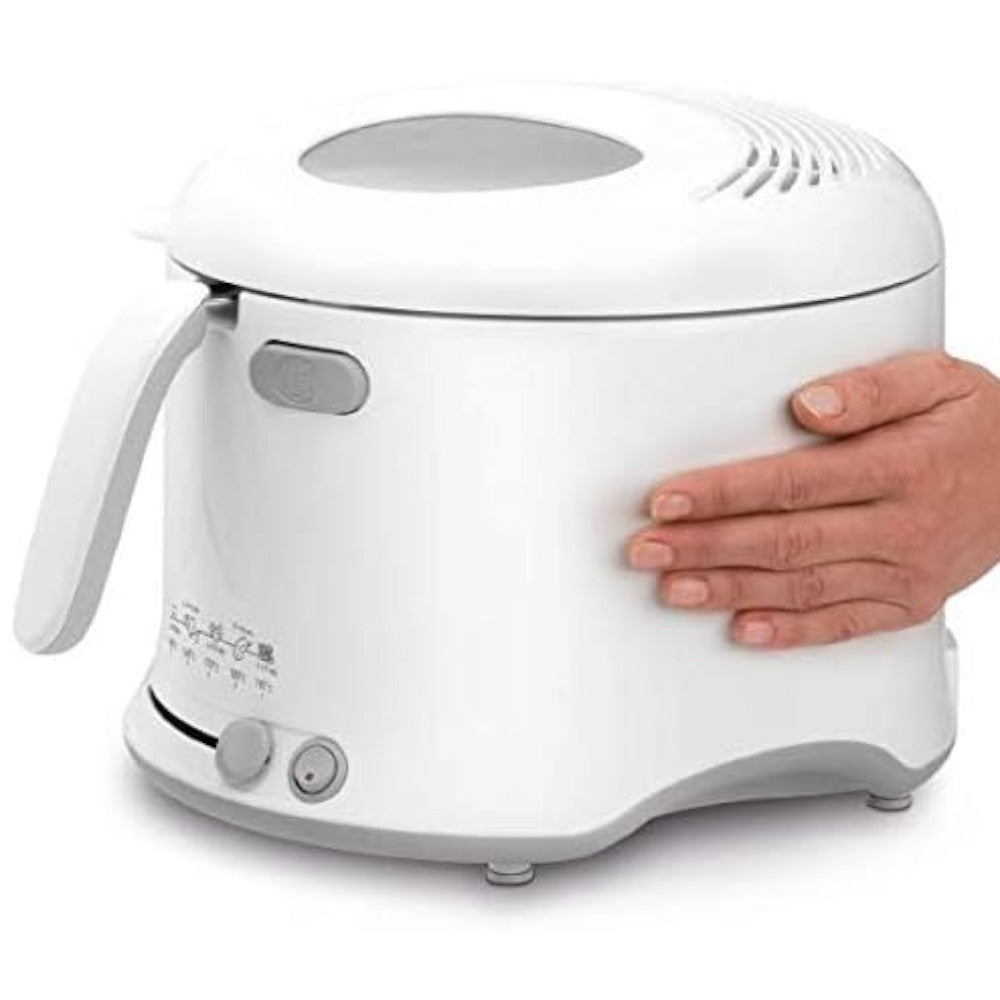 T-FAL FF203150 Uno Compact Deep Fryer White - Blemished package with full warranty