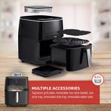 T-FAL Easy Fry Grill & Steam 3in1 XXL Air Fryer -  Blemished package with full warranty - FW201850