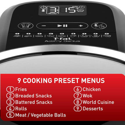 T-FAL Actifry Genius 1.2 Kg Air Fryer - Blemished package with full warranty - FZ760850