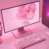 AUKEY G15 Mechanical Gaming Keyboard RGB Pink