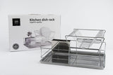 ITY 2 Tier Dish Rack with Chrome Tray - G3386