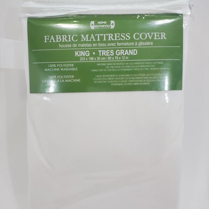 HOME AESTHETICS King Mattress Cover with Zipper - HA-1506K