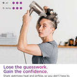 SHARK Blow Dryer HyperAIR Fast-Drying with IQ 2-in-1 Concentrator - Factory serviced with Home Essentials warranty - HD102C