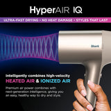SHARK Blow Dryer HyperAIR Fast-Drying with IQ 2-in-1 Concentrator - Factory serviced with Home Essentials warranty - HD102C