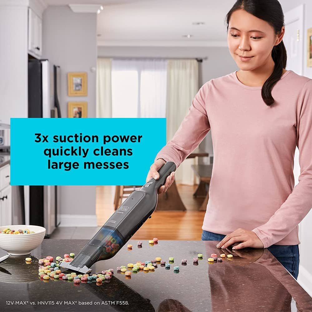 BLACK+DECKER DUSTBUSTER HLVC320J01 AdvancedClean™ Slim Cordless Hand Vacuum