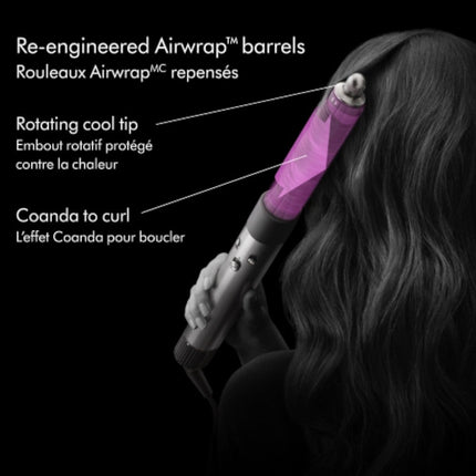 DYSON OFFICIAL OUTLET Airwrap Complete Long Barrel - Vinca Blue & Rose - Dyson refurbished (Excellent) with 1 year warranty - HS05