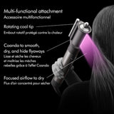 DYSON OFFICIAL OUTLET Airwrap Complete Long Barrel Fuchsia & Nickle- Dyson Refurbished (Excellent) with 1 year warranty