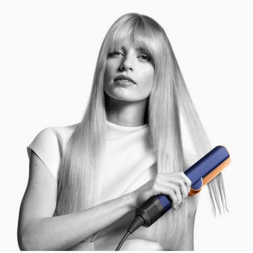 DYSON OFFICIAL OUTLET- Airstrait Straightener- Prussian Blue/Copper- Refurbished (EXCELLENT) with 1 year Dyson Warranty