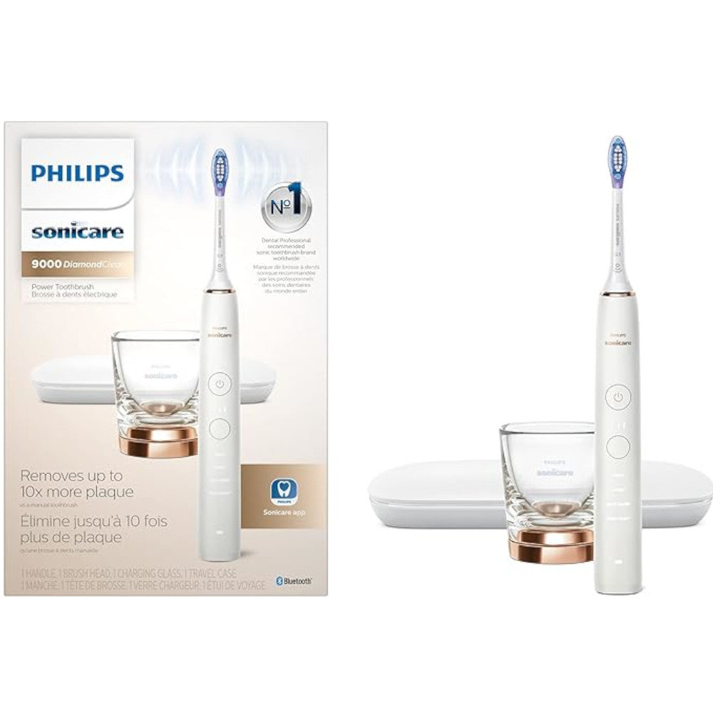 PHILIPS HX9911/78 Sonicare Diamond Clean 9000 Rechargeable Electric Toothbrush in Rose Gold