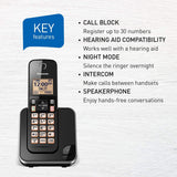 PANASONIC 1-Handset Cordless Phone - Refurbished with Home Essentials warranty -  KXTGC380C