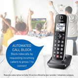 PANASONIC 2-Handset DECT 6.0 Corded/Cordless Phone with Answering Machine - KXTGF872C