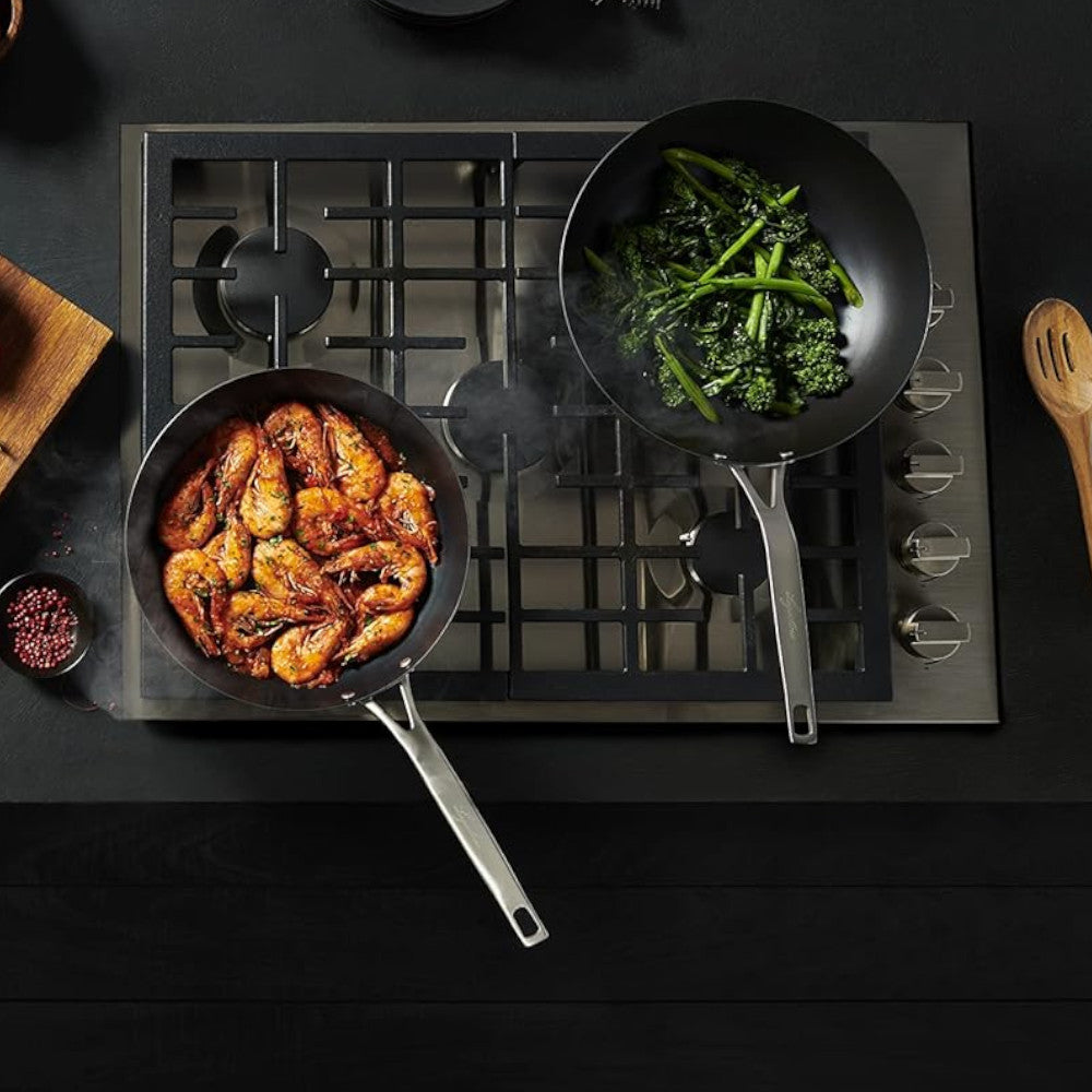 LAGOSTINA L700040124 Blue Carbon Steel, 24 cm Skillet