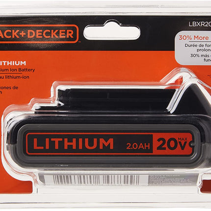 BLACK+DECKER 20v 2.0 Ah Lithium Battery Pack - LBXR2020