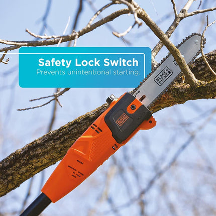 BLACK+DECKER Cordless 20V Max Lithium Ion Battery Powered Pole Saw - Tool only - LPP120B