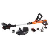 BLACK+DECKER LST522-CA 20V MAX* 12 In. 2-Speed String Trimmer/Edger