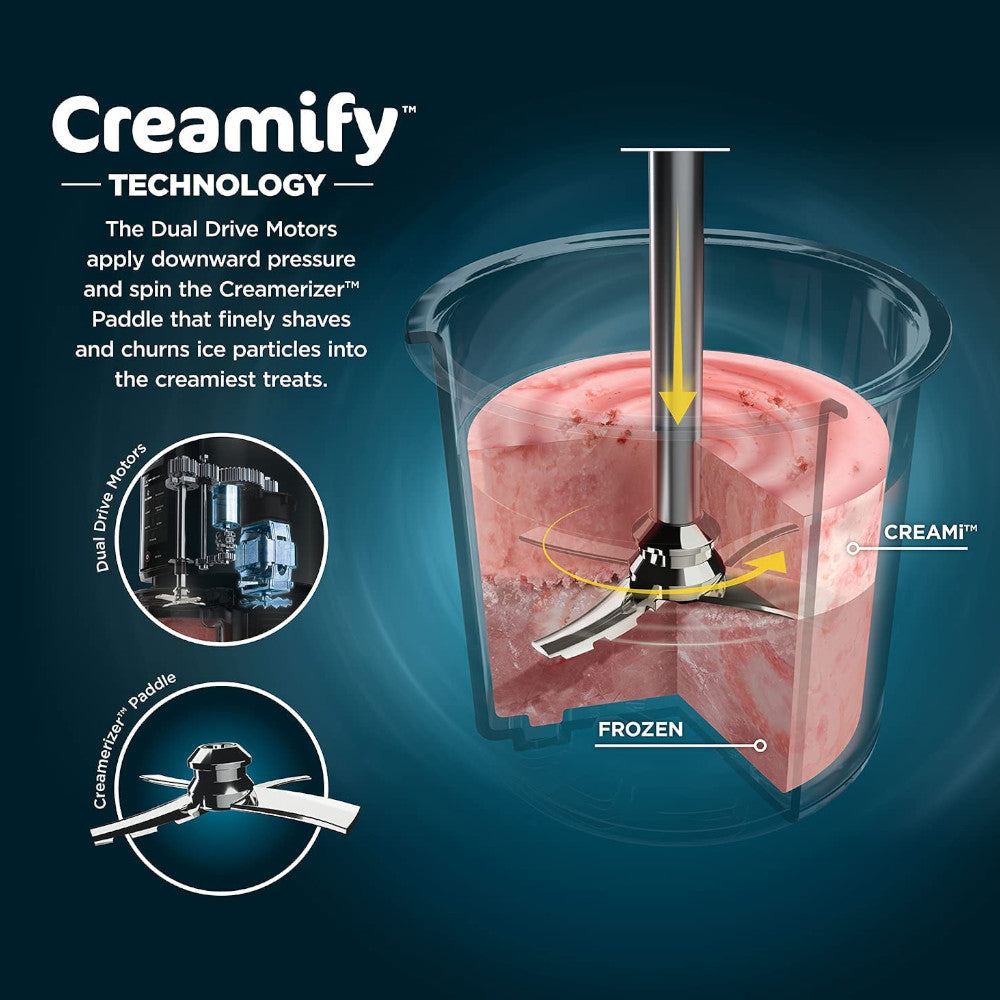 NINJA CREAMi NC301 Ice Cream Maker - Factory serviced with Home Essentials warranty
