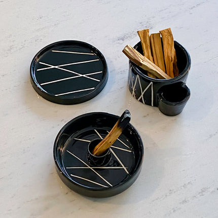 Palo Santo Holder - Onyx