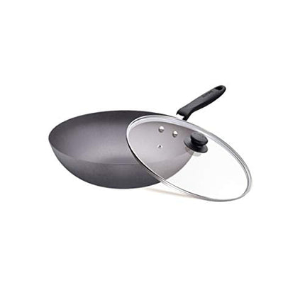 SUPOR 30-Cm Non-Stick Wok with Lid - Blemished package with full warranty - PC30S3W