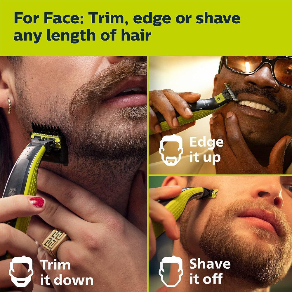PHILIPS QP2724/22 Oneblade 360 Face, Wet & Dry, Trim, Edge & Shave
