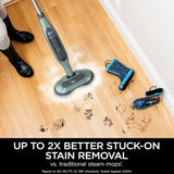SHARK S7005C Steam & Scrub All-in-One Scrubbing and Sanitizing Hard Floor Steam Mop - Factory serviced with Home Essentials warranty