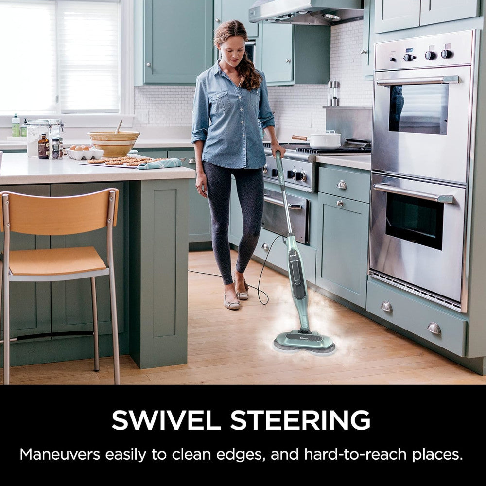 SHARK S7005C Steam & Scrub All-in-One Scrubbing and Sanitizing Hard Floor Steam Mop - Factory serviced with Home Essentials warranty