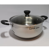 SUPOR Stainless Steel Tri-Ply Stock Pot - Blemished package with Full Warranty -