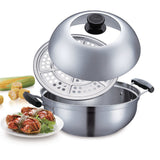 SUPOR 26CM Multi-Purpose Stainless Steel Pot - Blemished package with full warranty - ST26Y1C