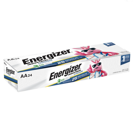Energizer Ultimate Industrial Lithium AA Batteries, Pack of 24